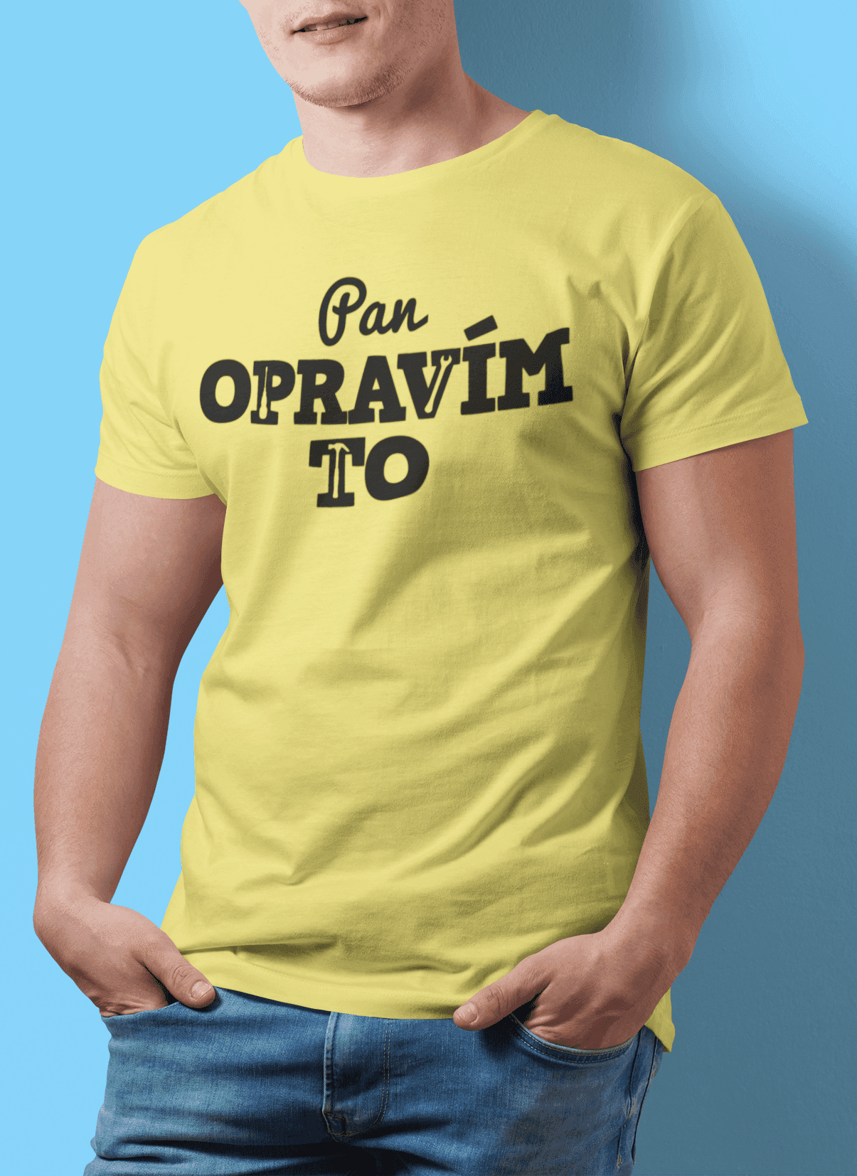Tričko s potiskem Pan opravím to