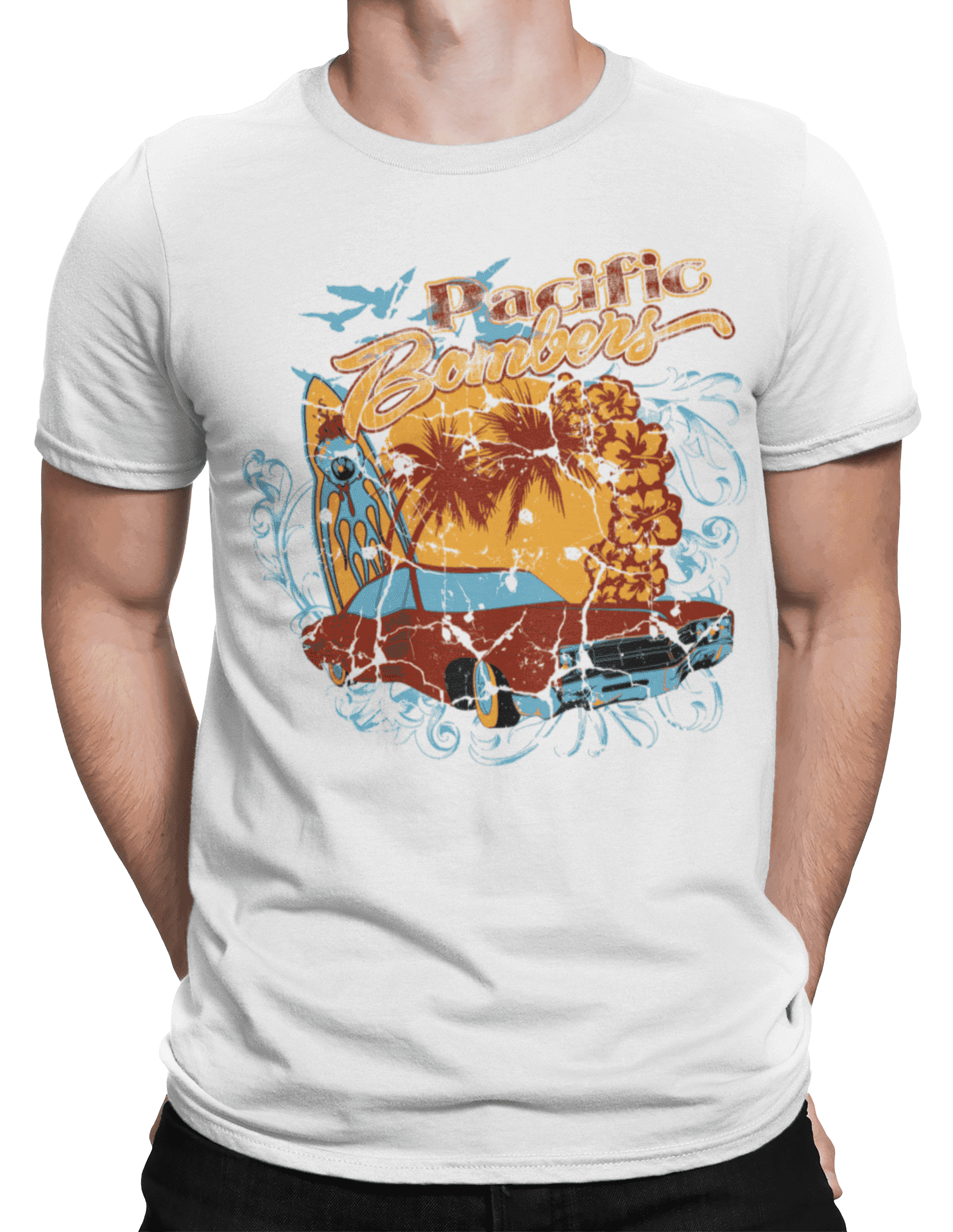 Tričko s potiskem Pacific Bombers