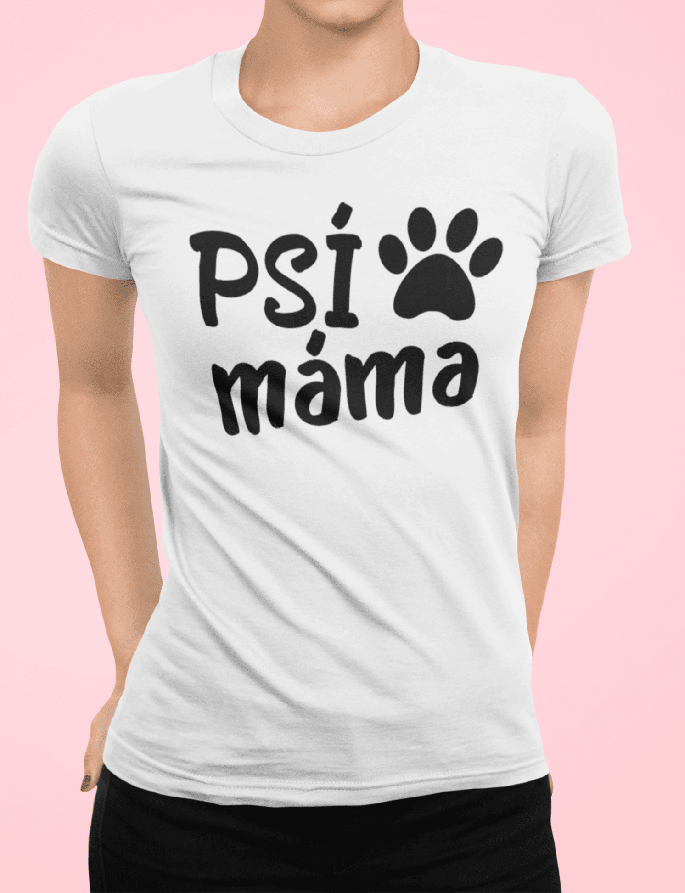 Tričko s potiskem Psí Máma