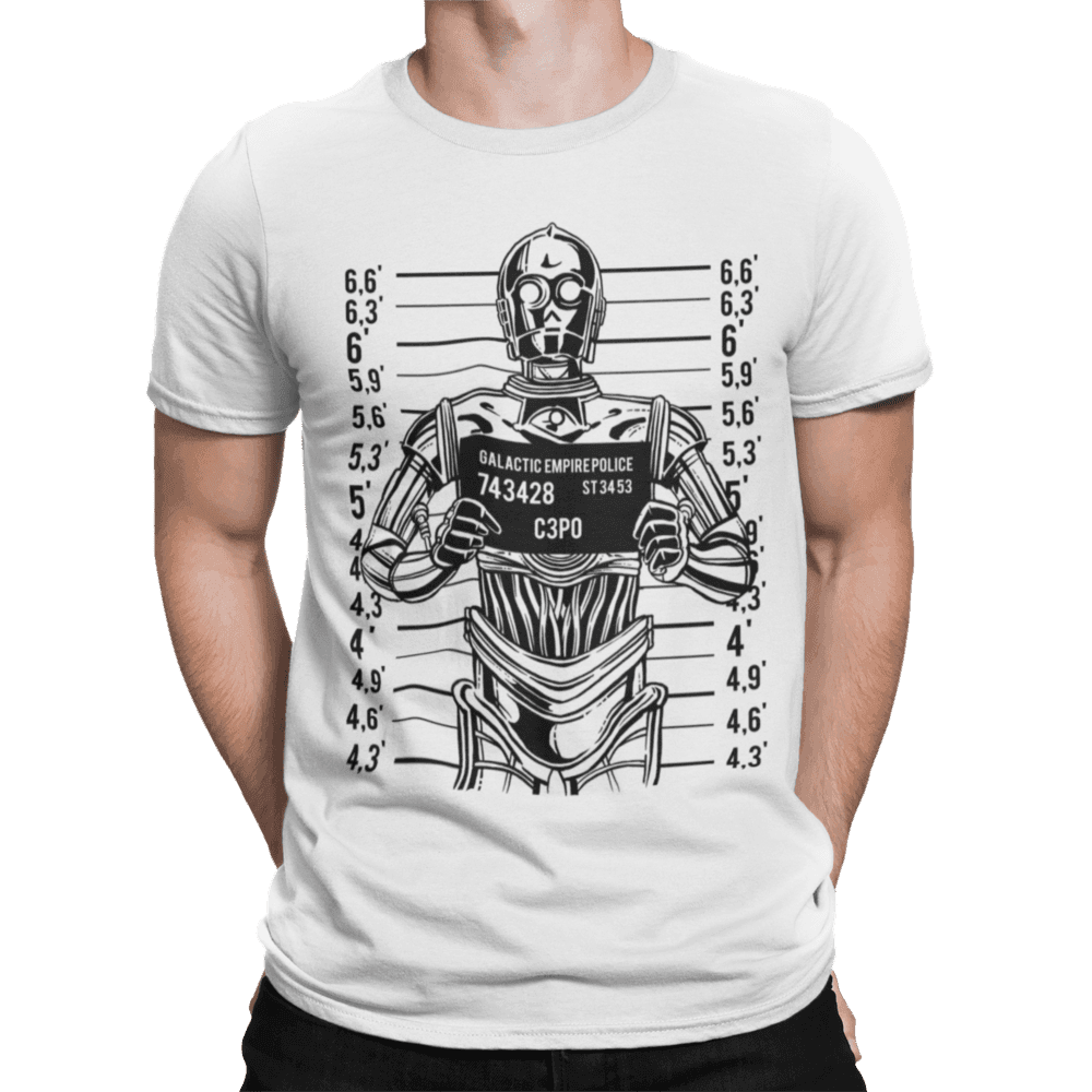 tricko s potiskem 3PO mugshot (1)