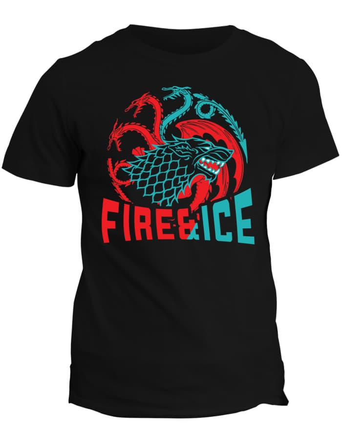 Tričko game of thrones - Fire and ice