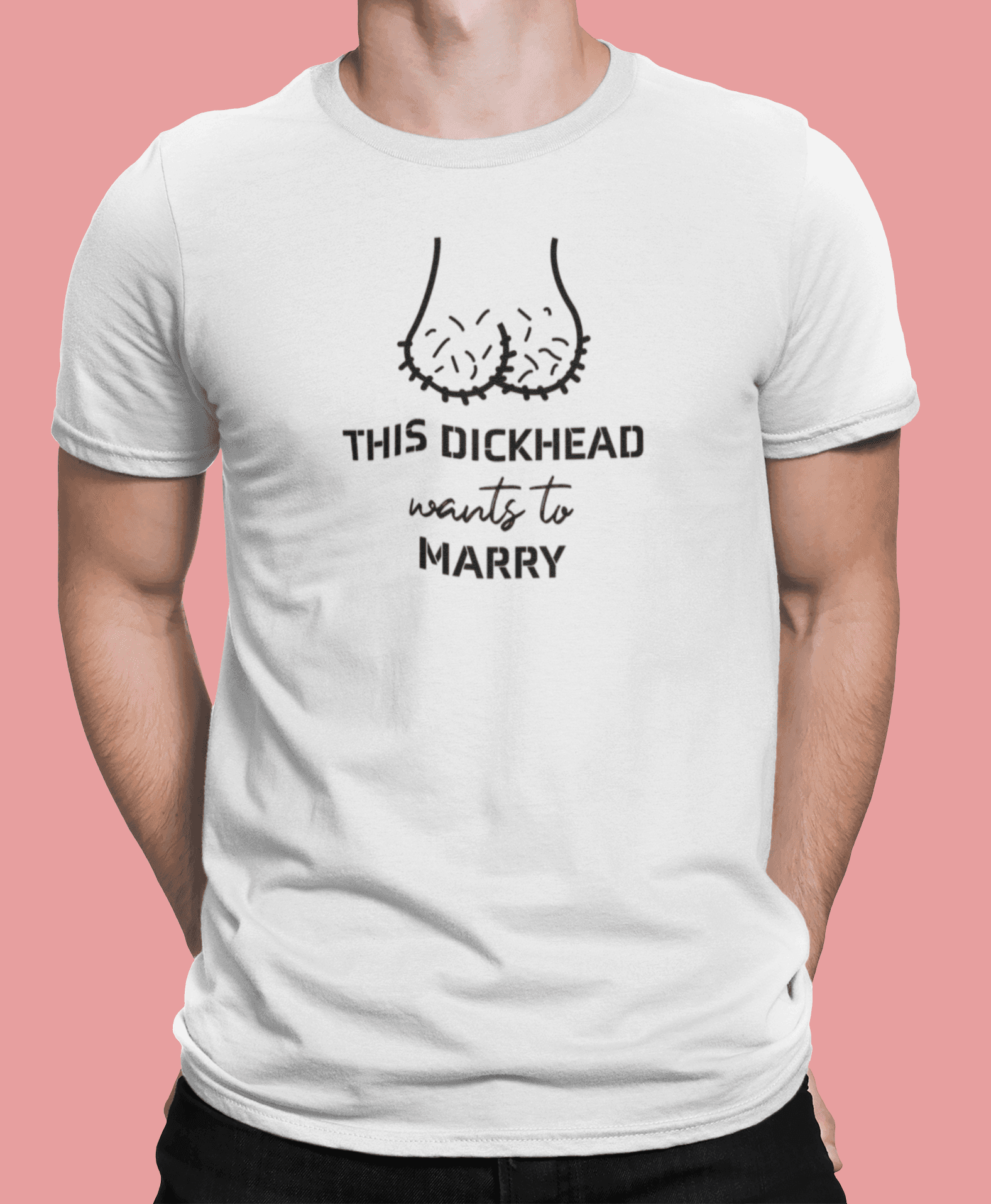 Tričko s potiskem Dickhead
