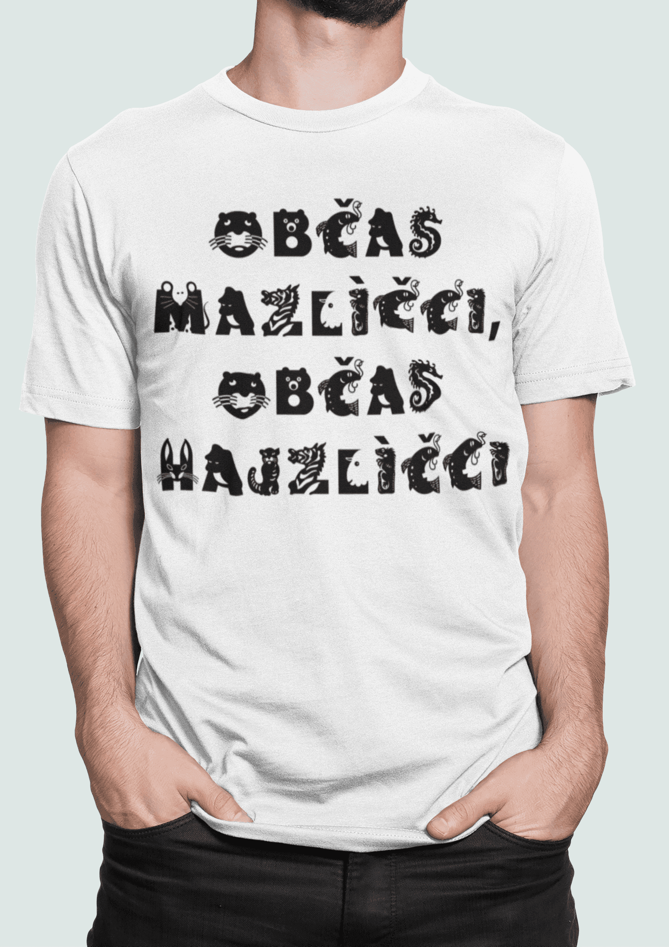 Tričko s potiskem Mazlíčci