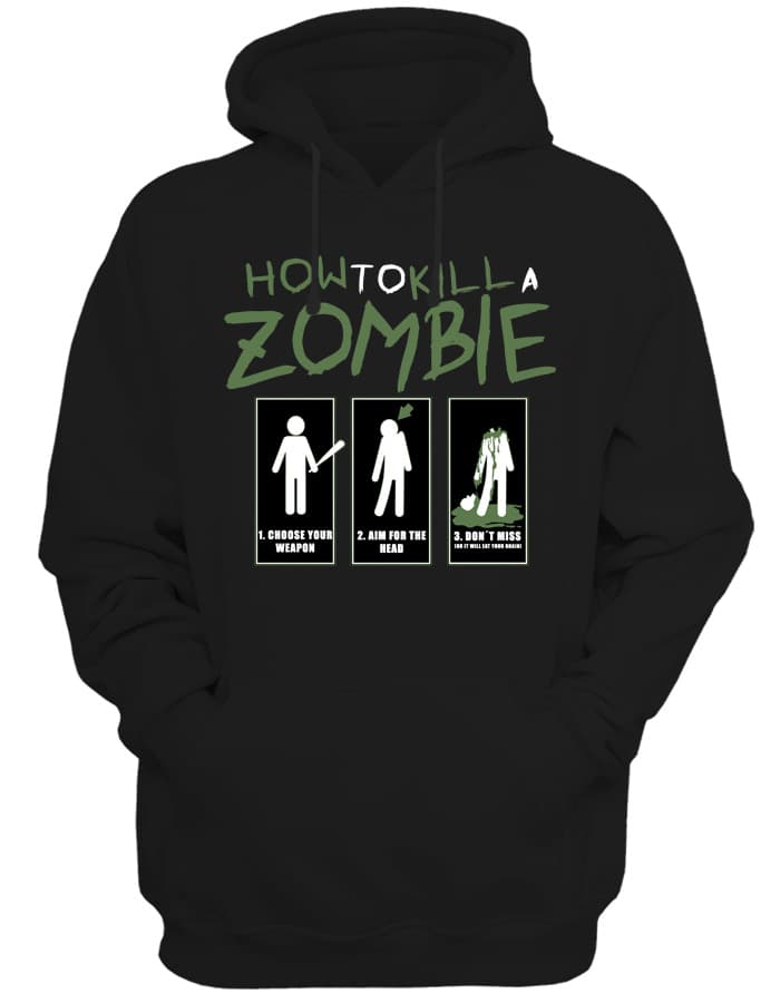 Mikina The Walking Dead How to kill a zombie