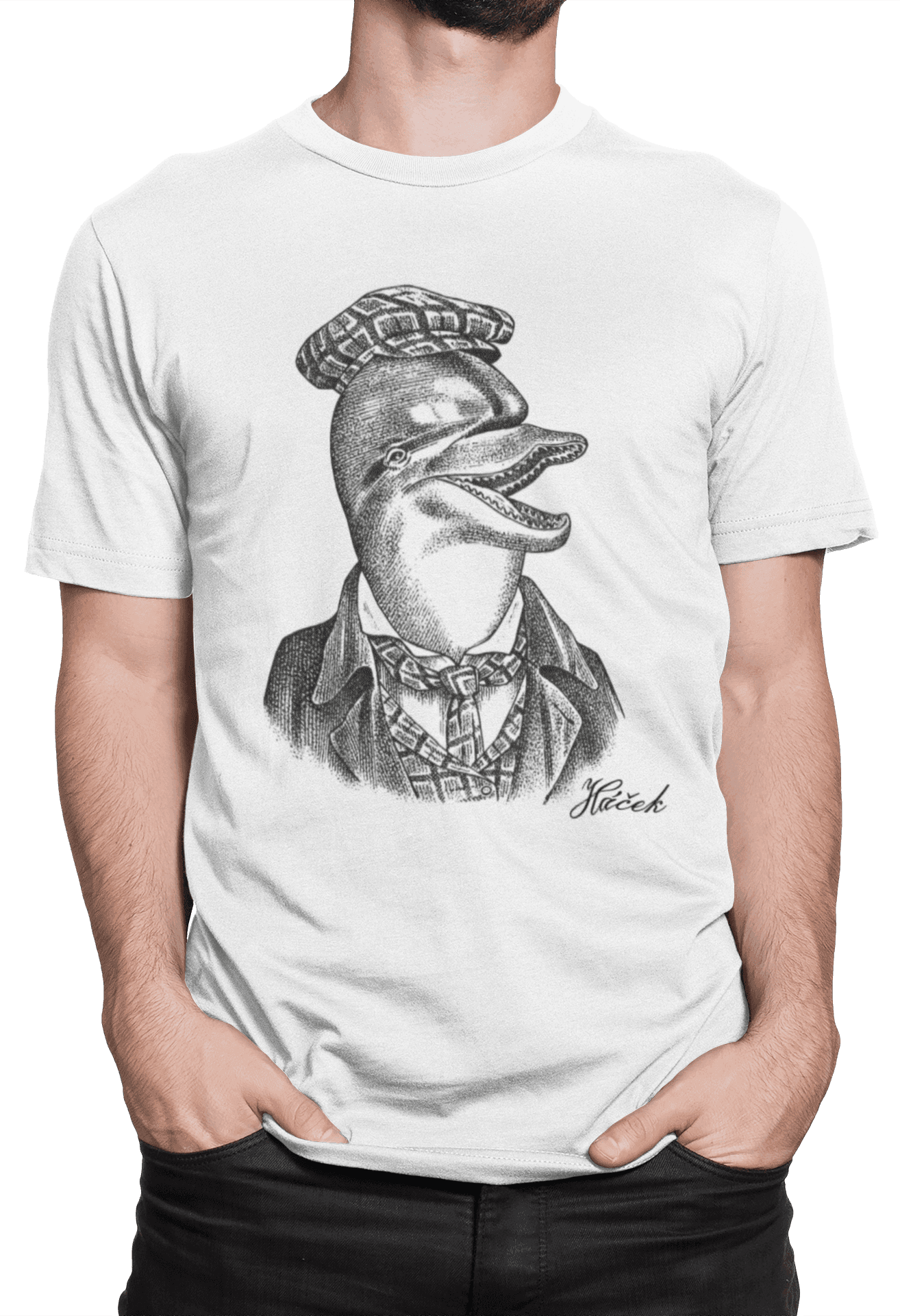 Vodácké tričko Delfín háček
