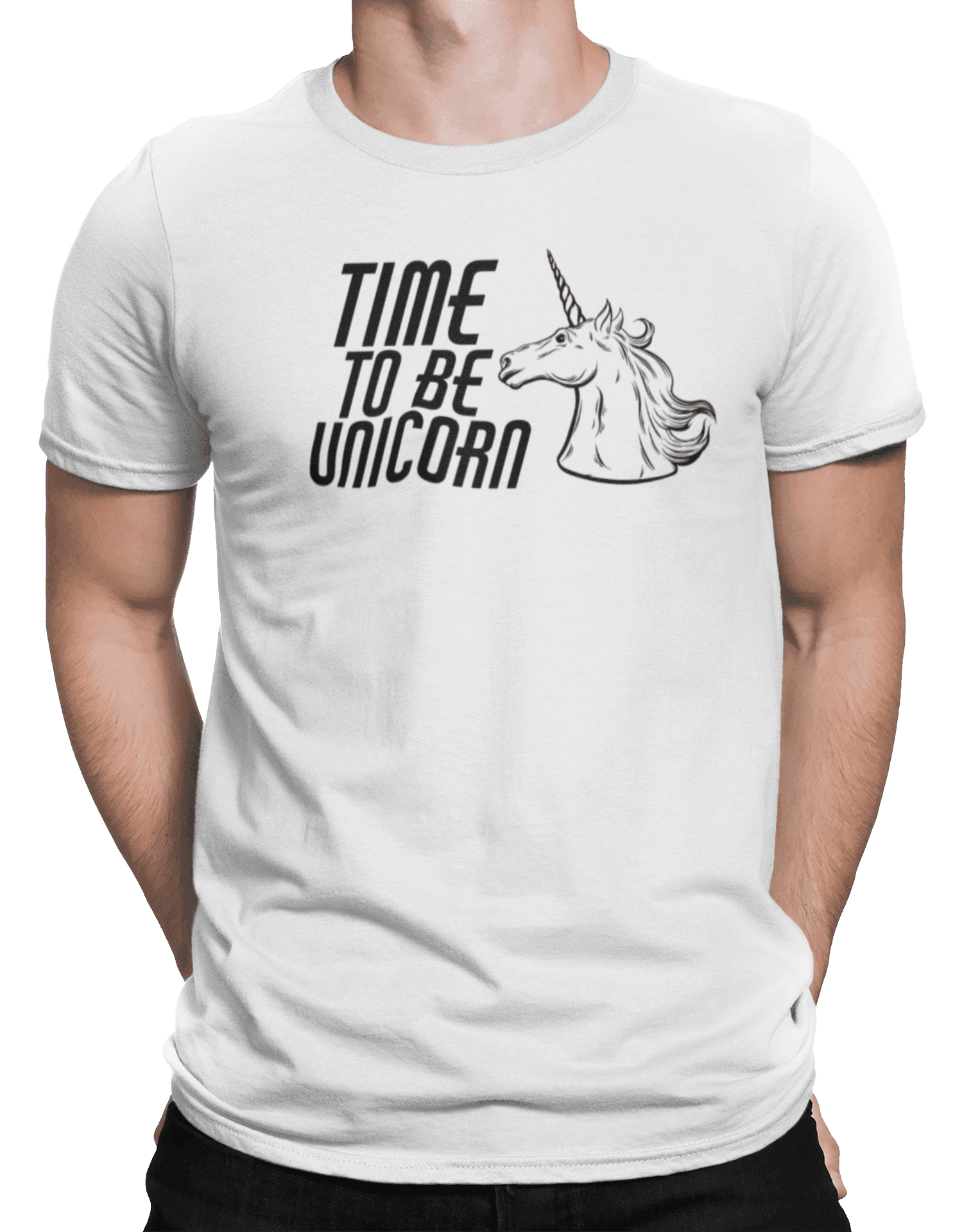 Tričko na fesťák - Time to be unicorn