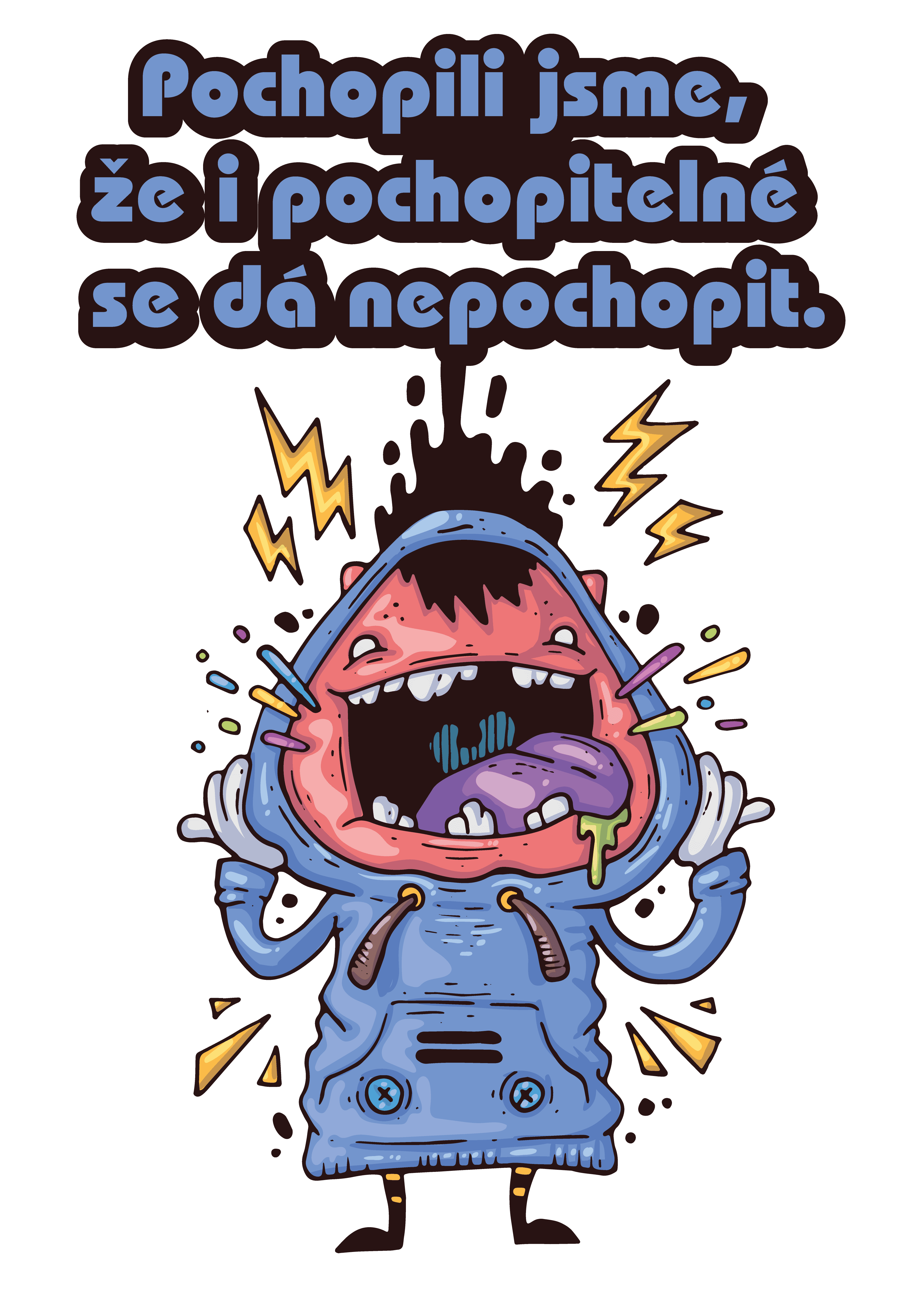 Školní tričko Nepochopit