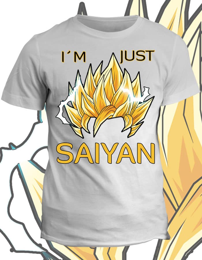 Tričko s potiskem Saiyan