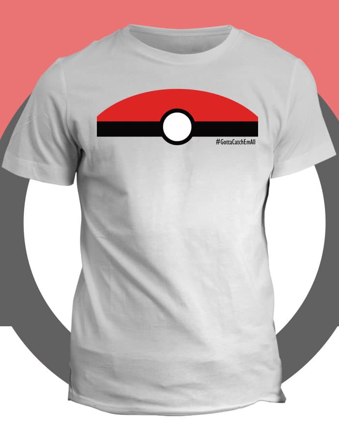 Pokémon tričko Gotta catch em all