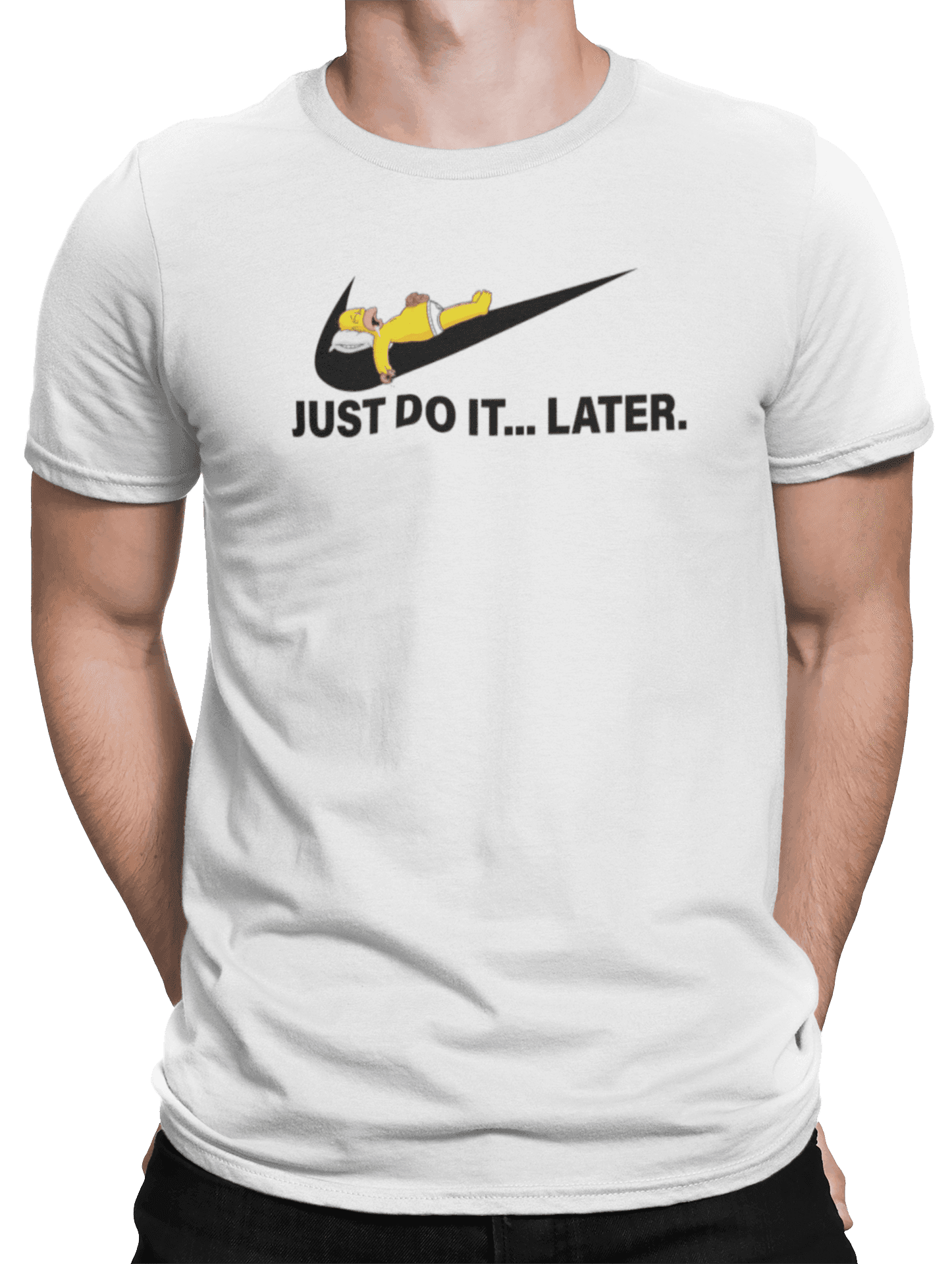 Tričko s potiskem Just do it later