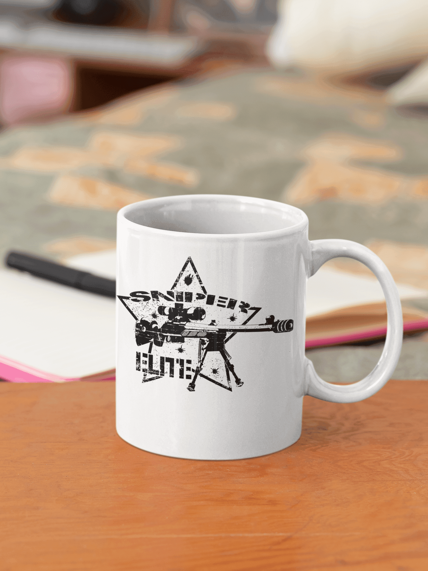 Hrnek s potiskem Sniper elite