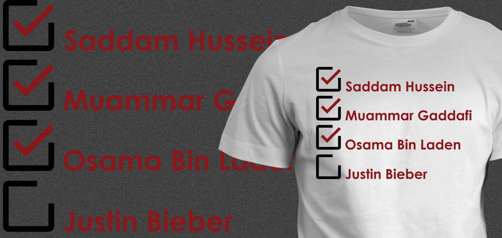 Tričko s potiskem Kill Justin Bieber