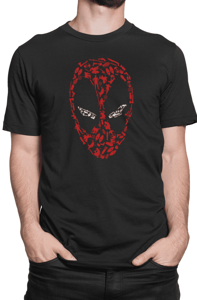 tricko s potiskem deadpool icon (1)