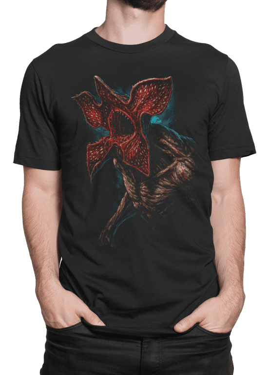 Tričko s potiskem stranger things - demogorgon beast